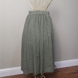 SHEIN Green Leopard Print Skirt for Casual Wear